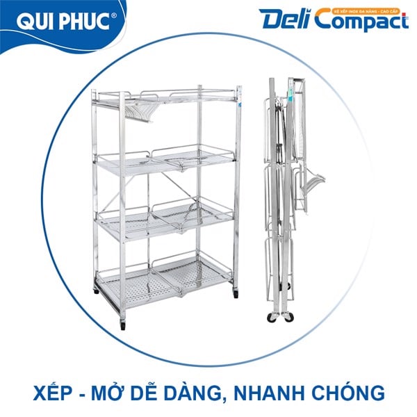 Kệ đa năng nhà bếp DELI Compact với nhiều tính năng nổi trội